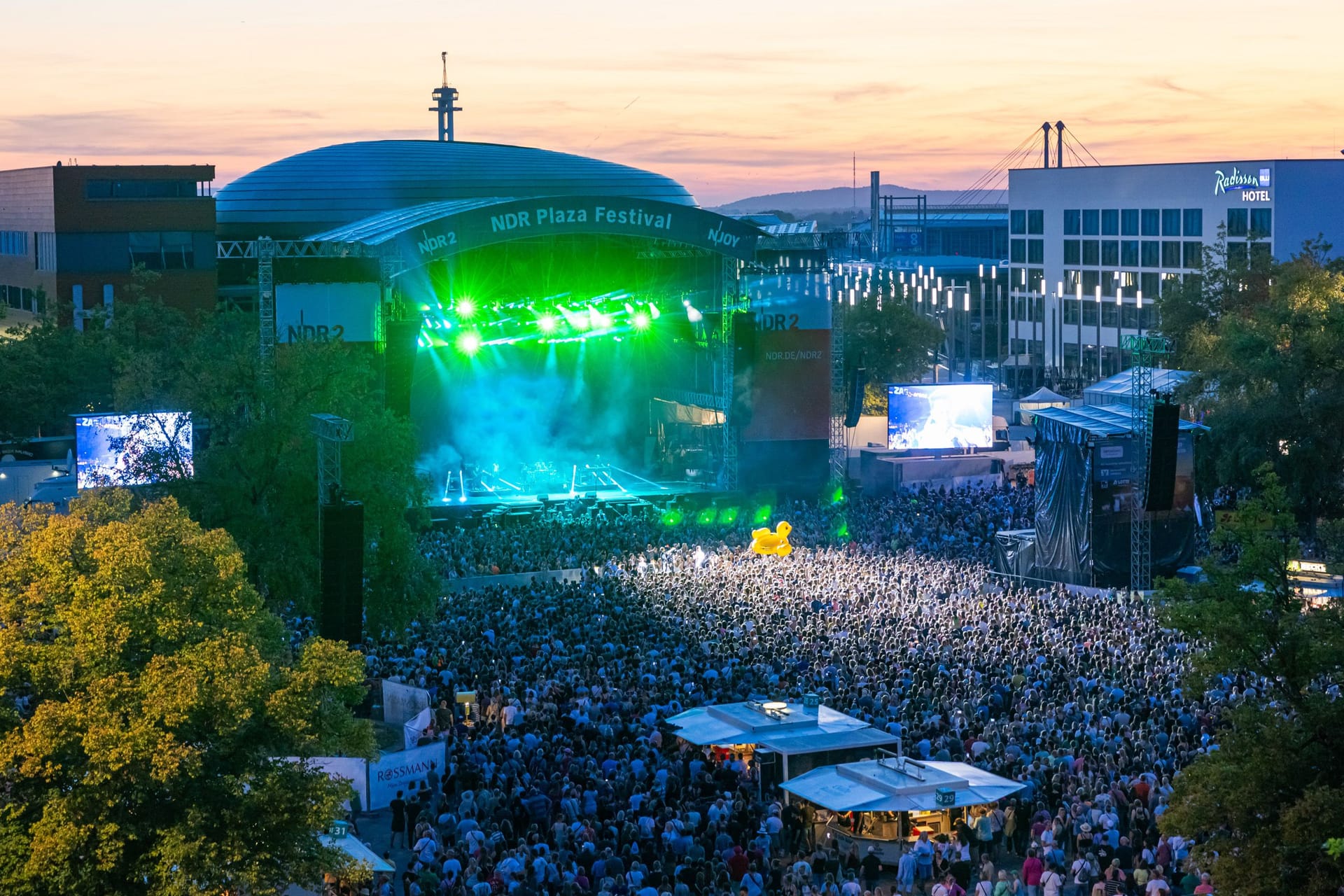 Das Festival von NDR2 auf der Expo Plaza.