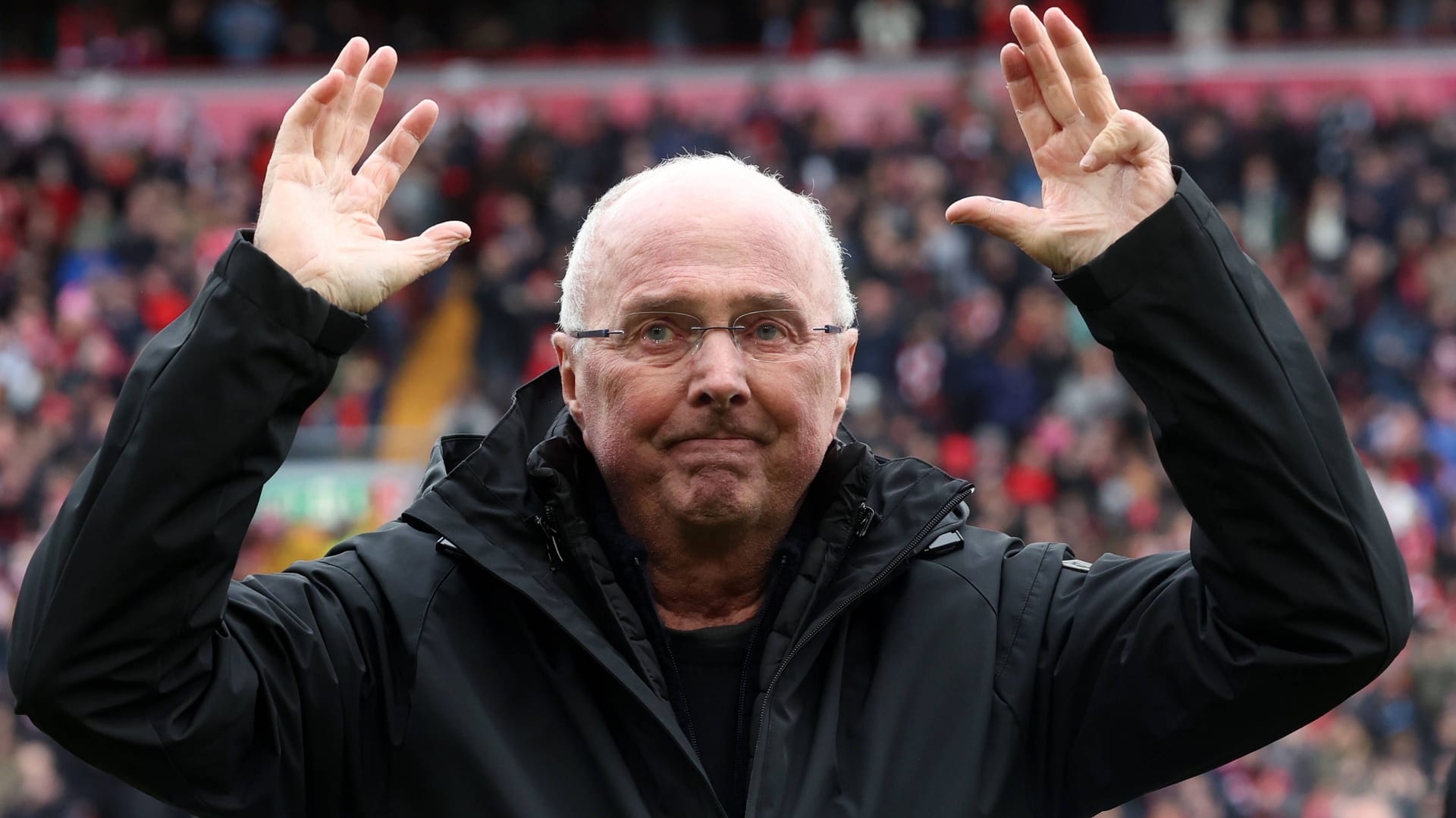 Bewegender Auftritt: Sven-Göran Eriksson im Anfield Stadium.