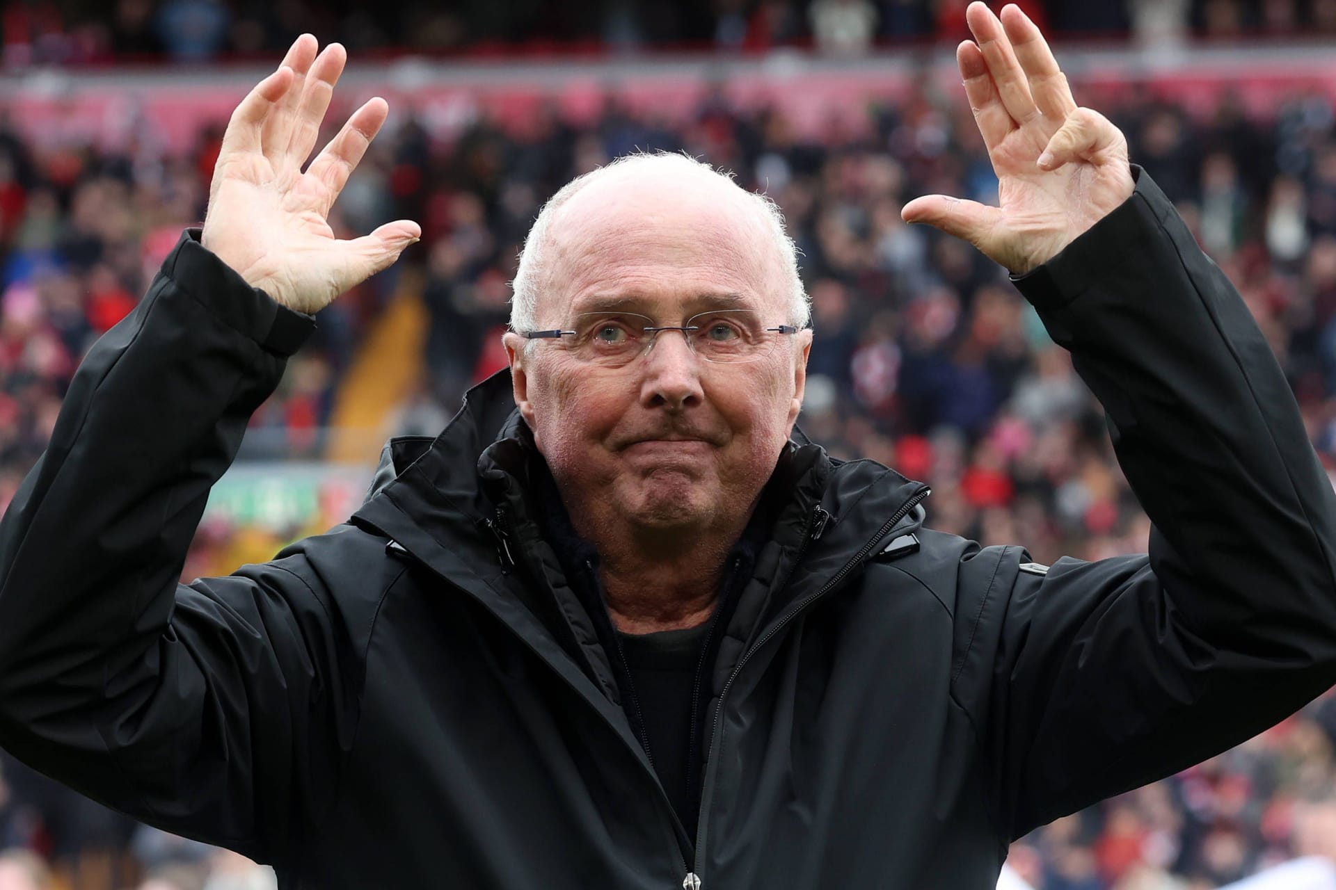 Bewegender Auftritt: Sven-Göran Eriksson im Anfield Stadium.