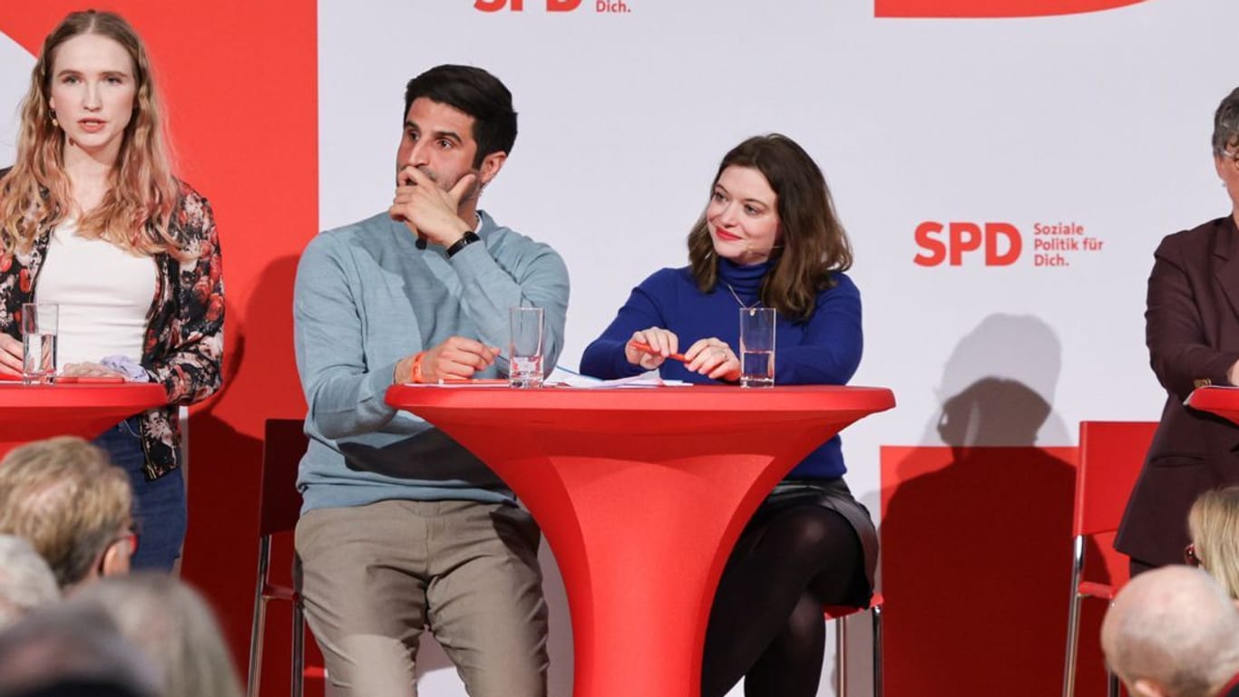 Berlin: Kian Niroomand (SPD), Jana Bertels (SPD), Bewerberduo für den Landesvorsitz der Berliner SPD