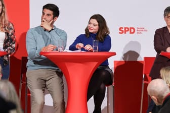 Berlin: Kian Niroomand (SPD), Jana Bertels (SPD), Bewerberduo für den Landesvorsitz der Berliner SPD
