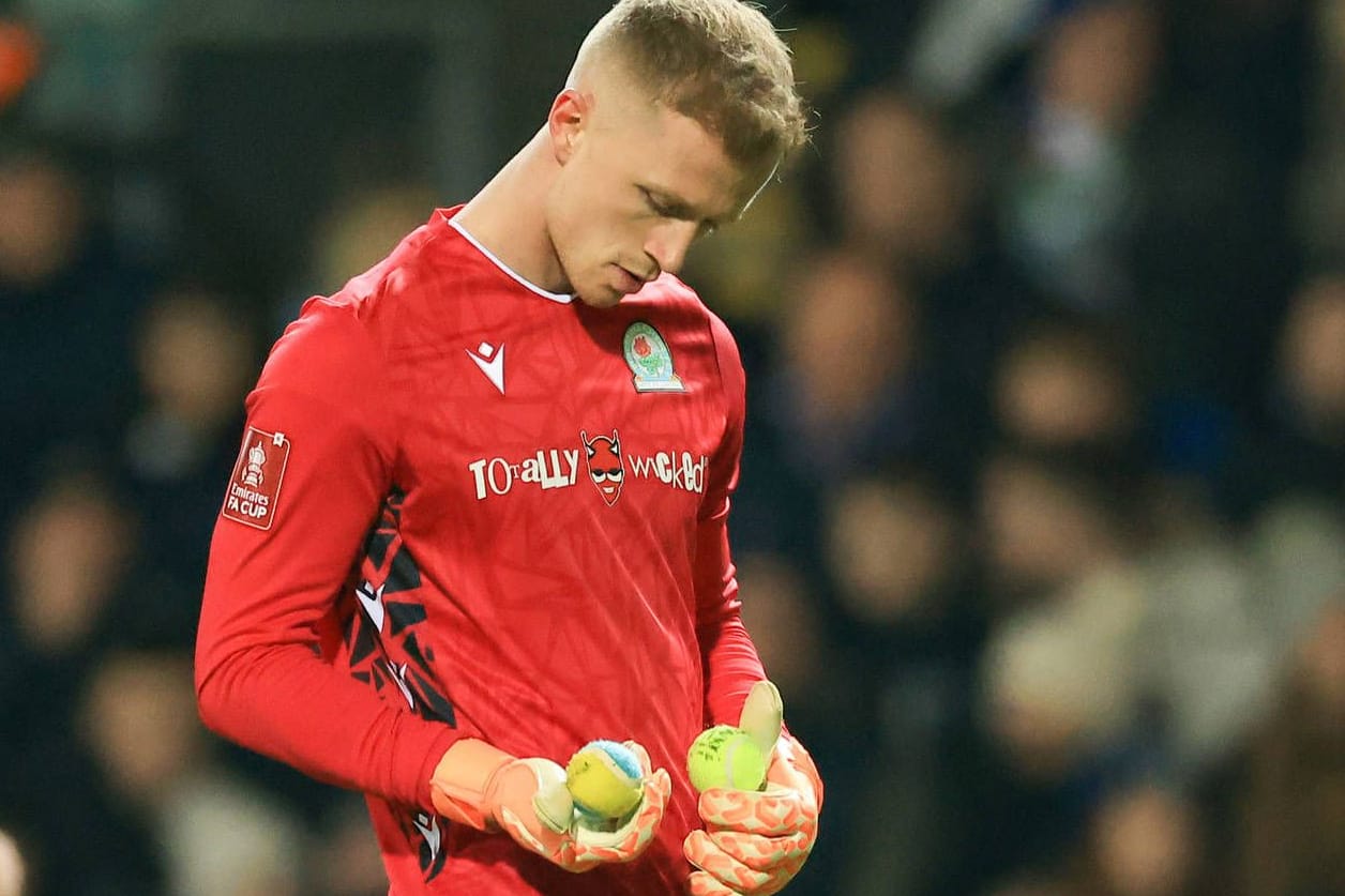 Blackburns Torwart Aynsley Pears hielt im FA-Cup-Spiel gegen Newcastle nicht nur Fußbälle in den Händen.