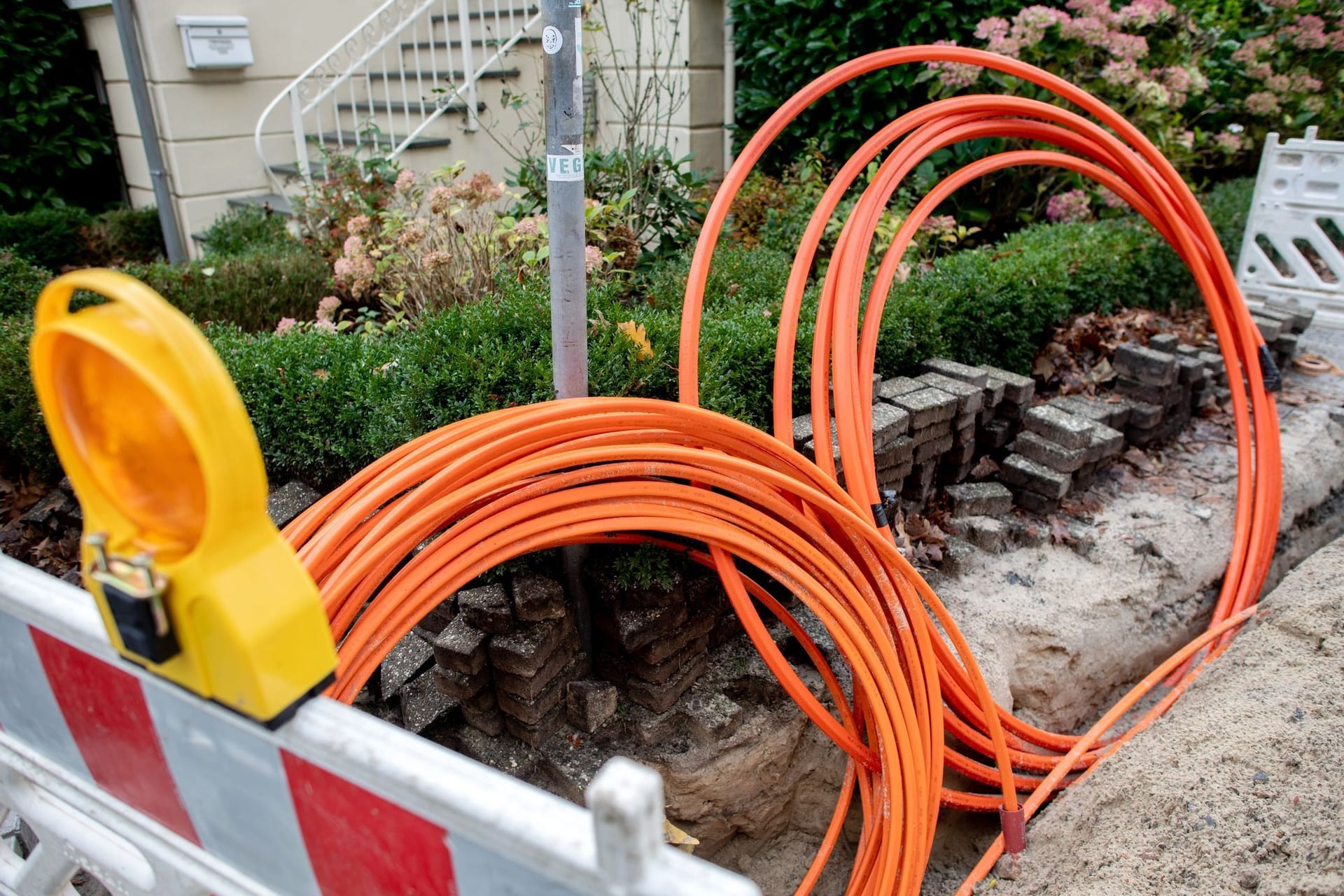 Glasfaserausbau mit Leerrohren