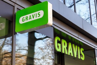 Eine Gravis-Filiale in Stuttgart: Der Apple-Händler schließt bald seine Ladengeschäfte.