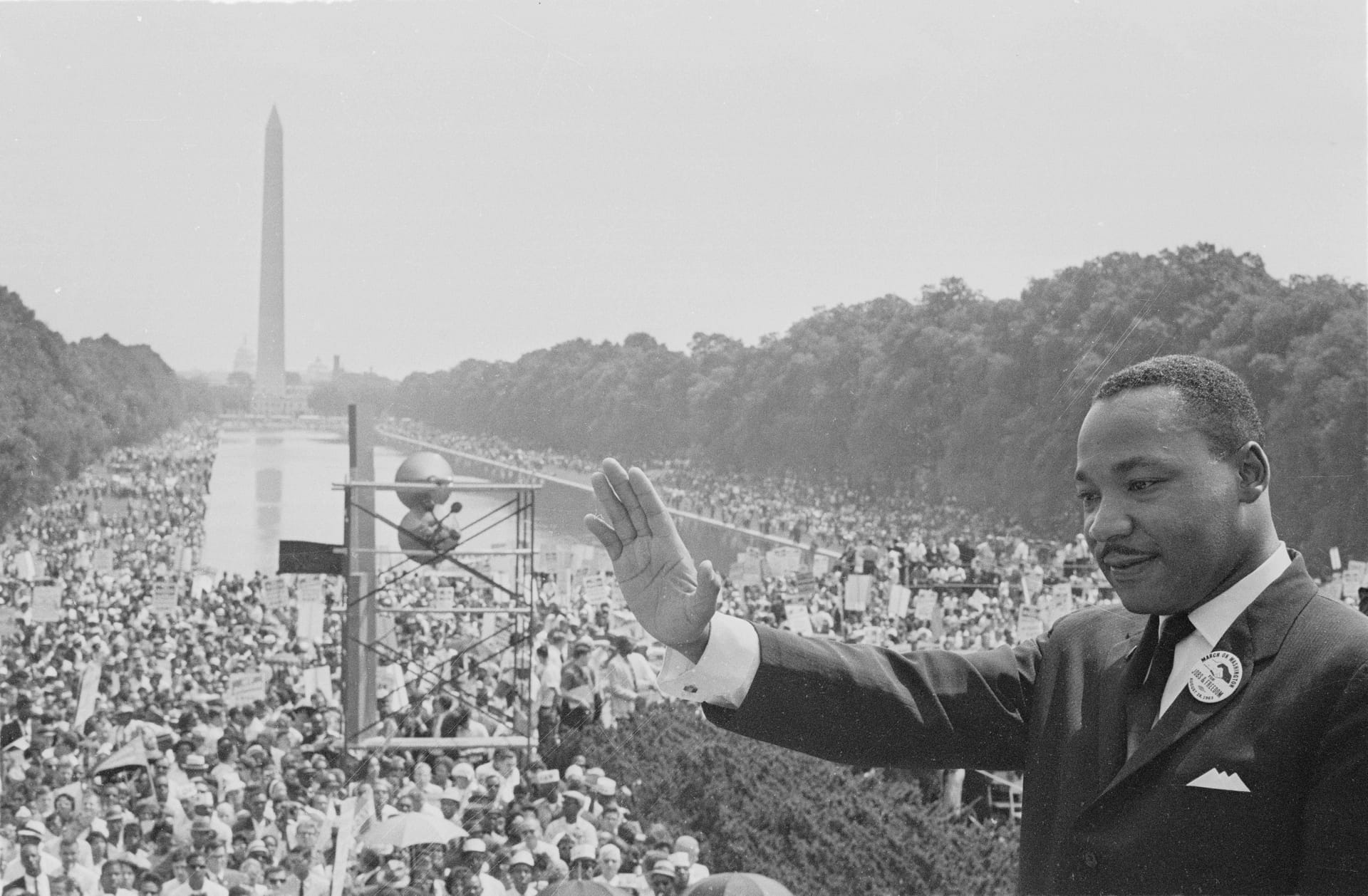 1963: Martin Luther King hält in Washington seine weltberühmte Rede "I have a dream".