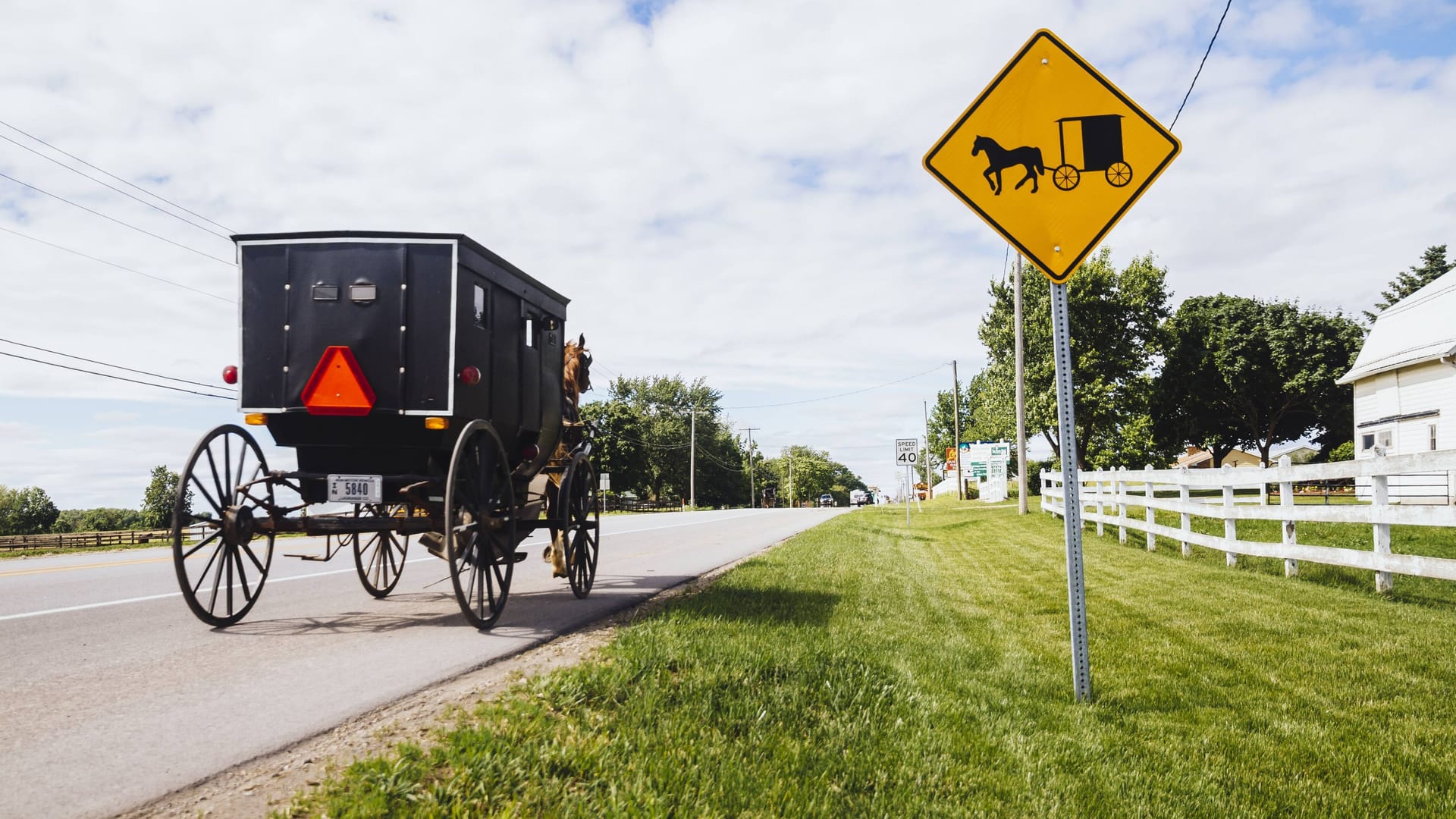 Ein Armish Buggy in den USA (Archivbild): Zwei Kinder kamen bei dem Unglück ums Leben.