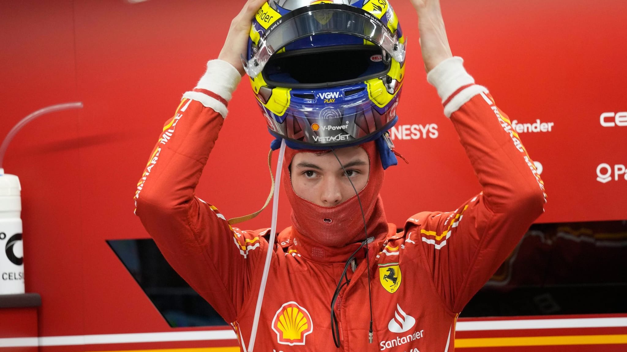 Gruß von Vettel: Debütant Bearman entzückt Ferrari