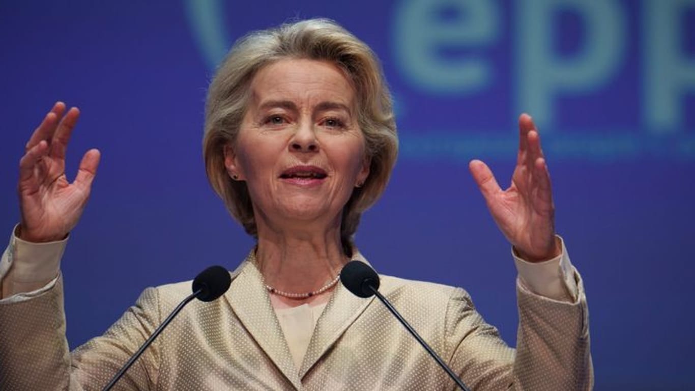 Ursula von der Leyen, EU-Kommissionspräsidentin: Sie will ihr Amt erneut ausüben.