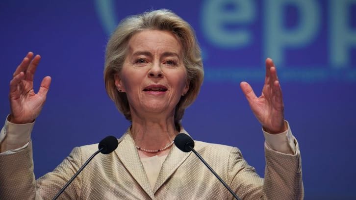 Ursula von der Leyen, EU-Kommissionspräsidentin: Sie will ihr Amt erneut ausüben. Ursula von der Leyen, EU-Kommissionspräsidentin: Sie will ihr Amt erneut ausüben.