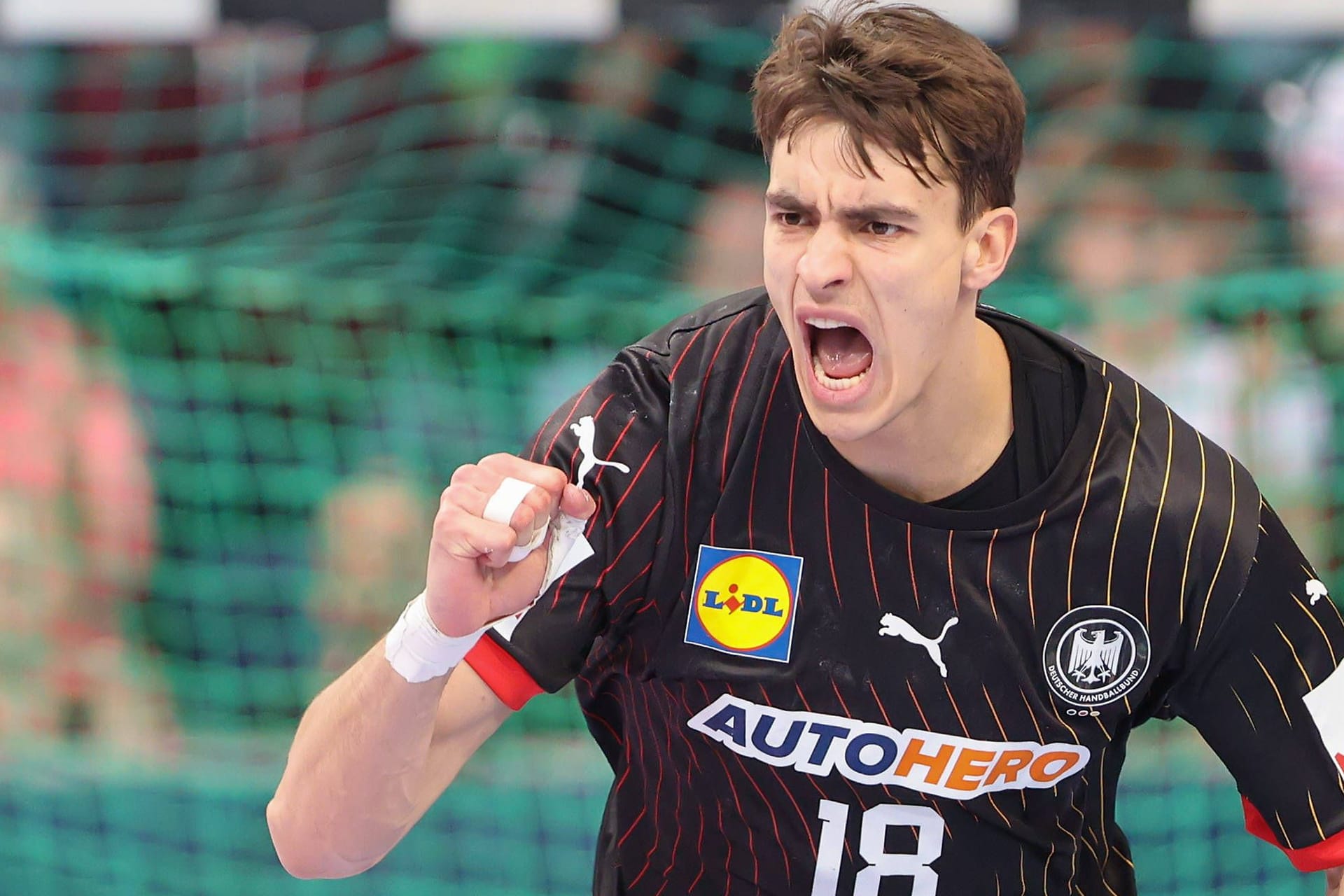 Julian Köster jubelt: Wie erfolgreich können die deutschen Handballer in Zukunft sein?