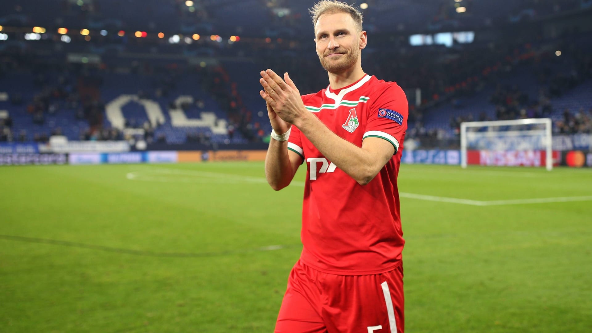 Benedikt Höwedes im Dezember 2018 als Spieler von Lokomotive Moskau gegen Schalke 04.