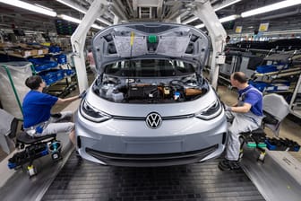 VW-Montagehalle in Zwickau: Der ID.3 soll doch nur in Sachsen gebaut werden.