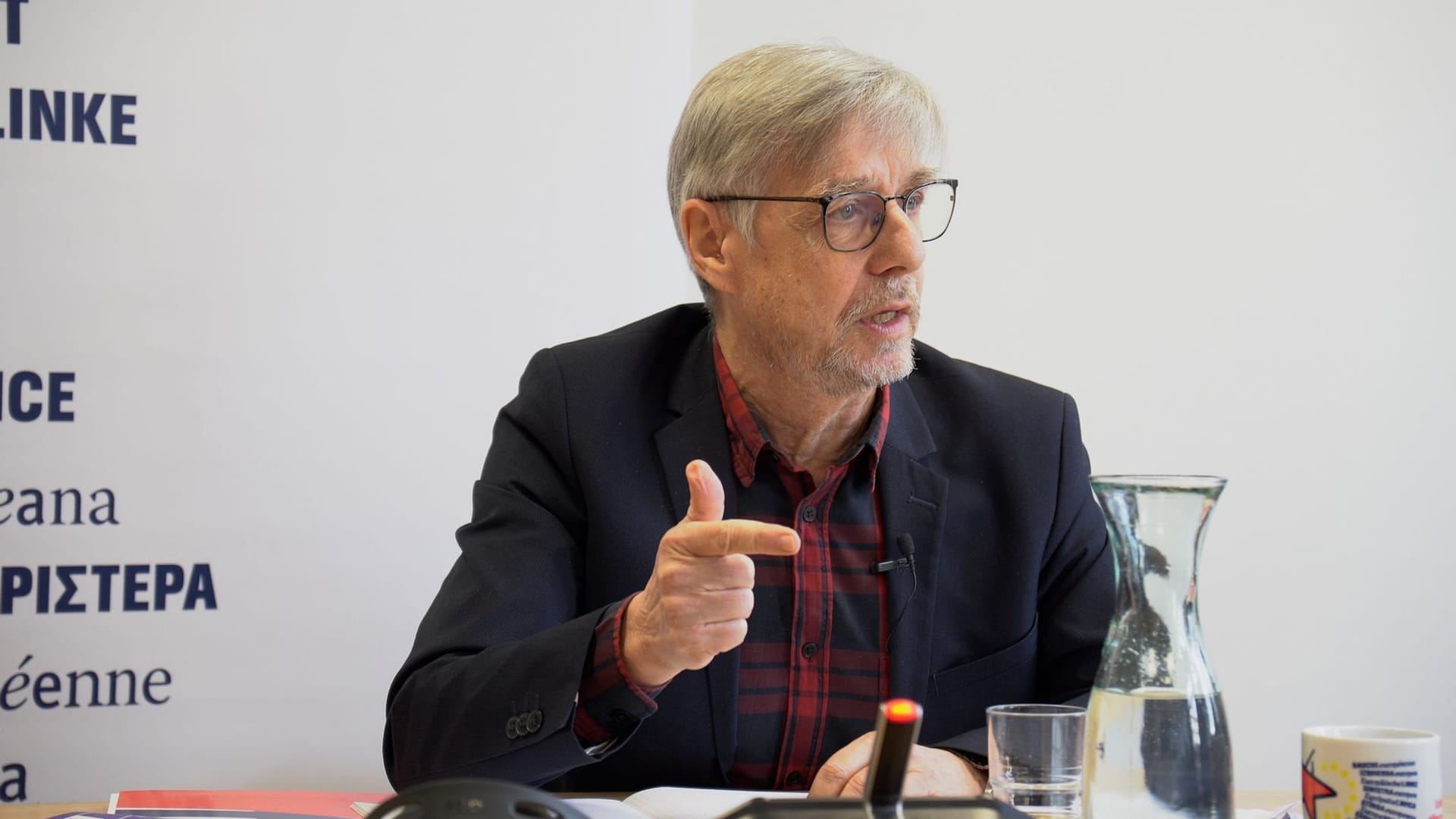 Europäischer Linken-Spitzenkandidat Baier Europäischer Linken-Spitzenkandidat Baier
