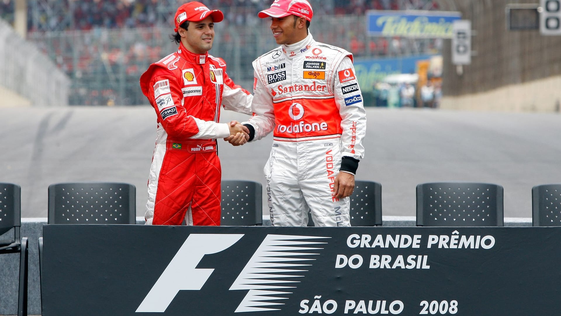 Massa und Hamilton