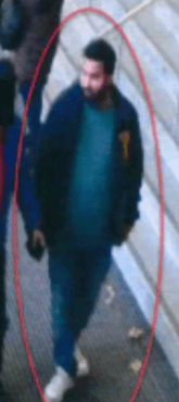 Aufnahmen der Überwachungskamera zeigen den gesuchten Täter.