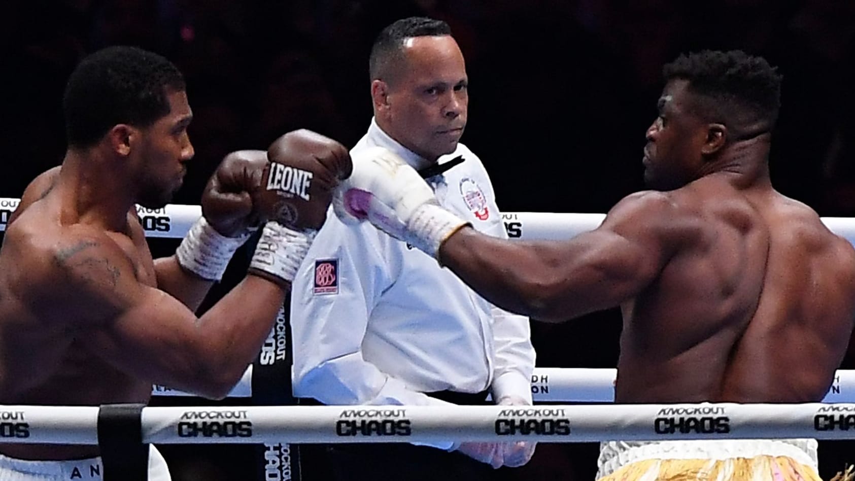 Saudi Arabia Boxing Joshua Ngannou