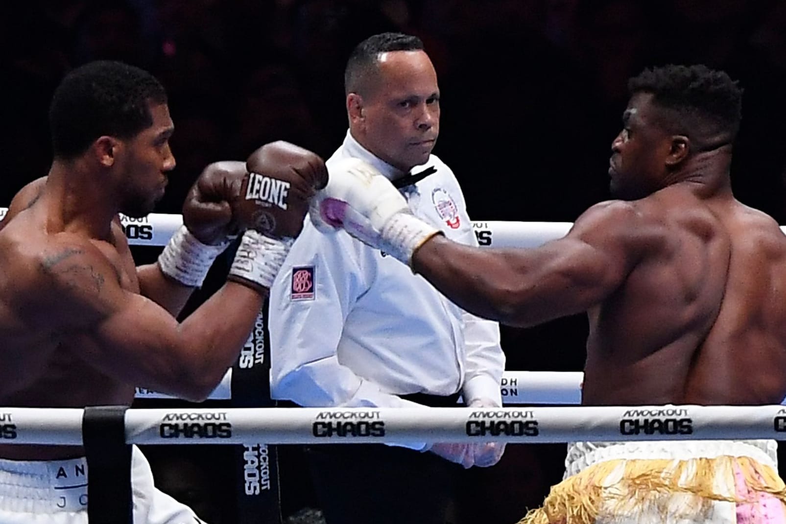 Saudi Arabia Boxing Joshua Ngannou