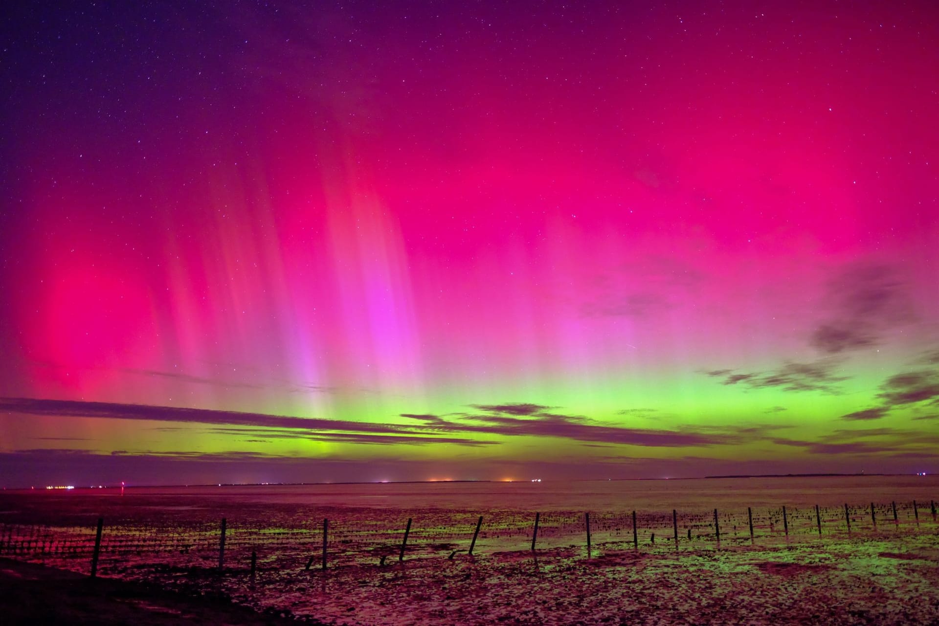 Polarlichter in Niedersachsen