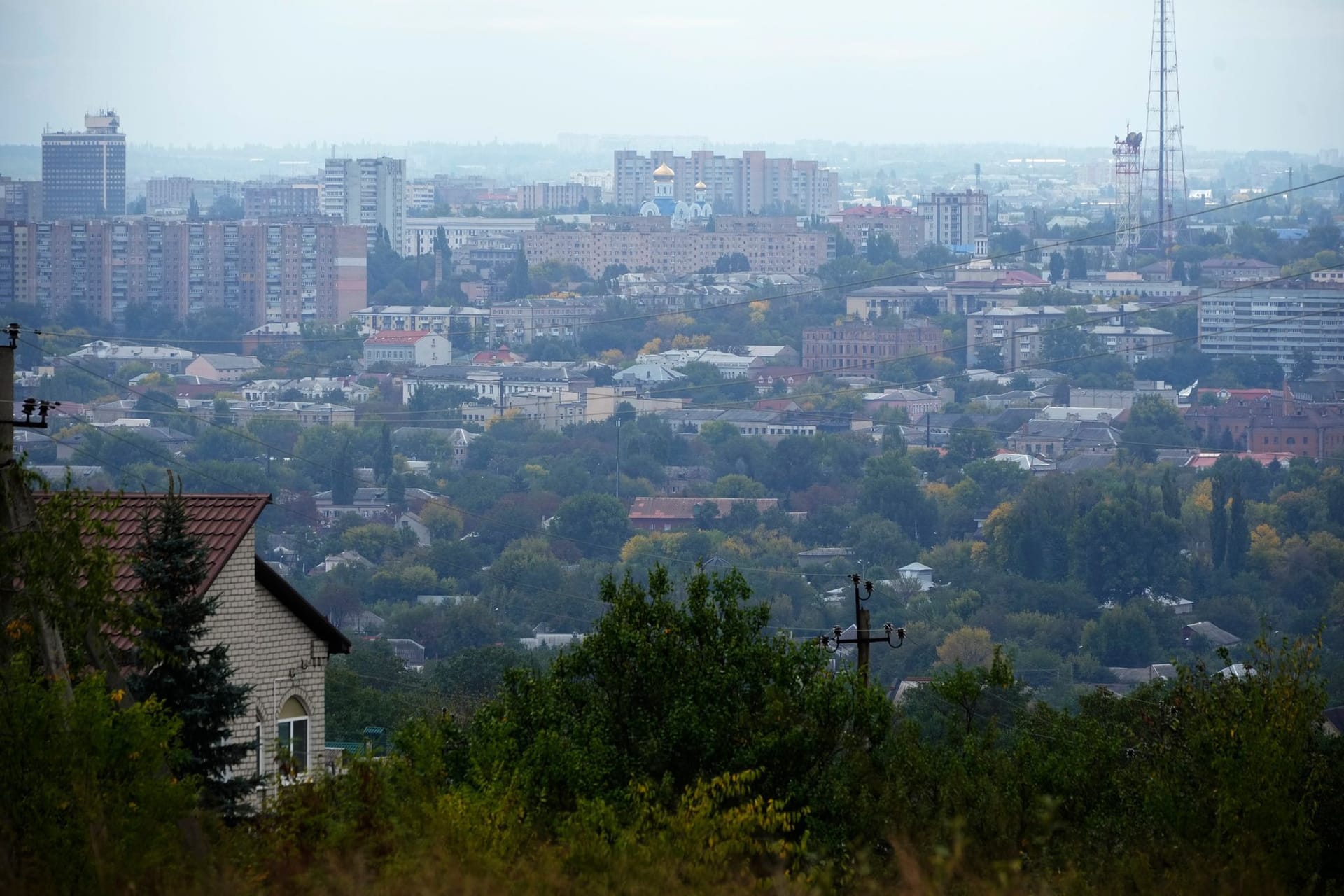 Die von Russland besetzte Stadt Luhansk