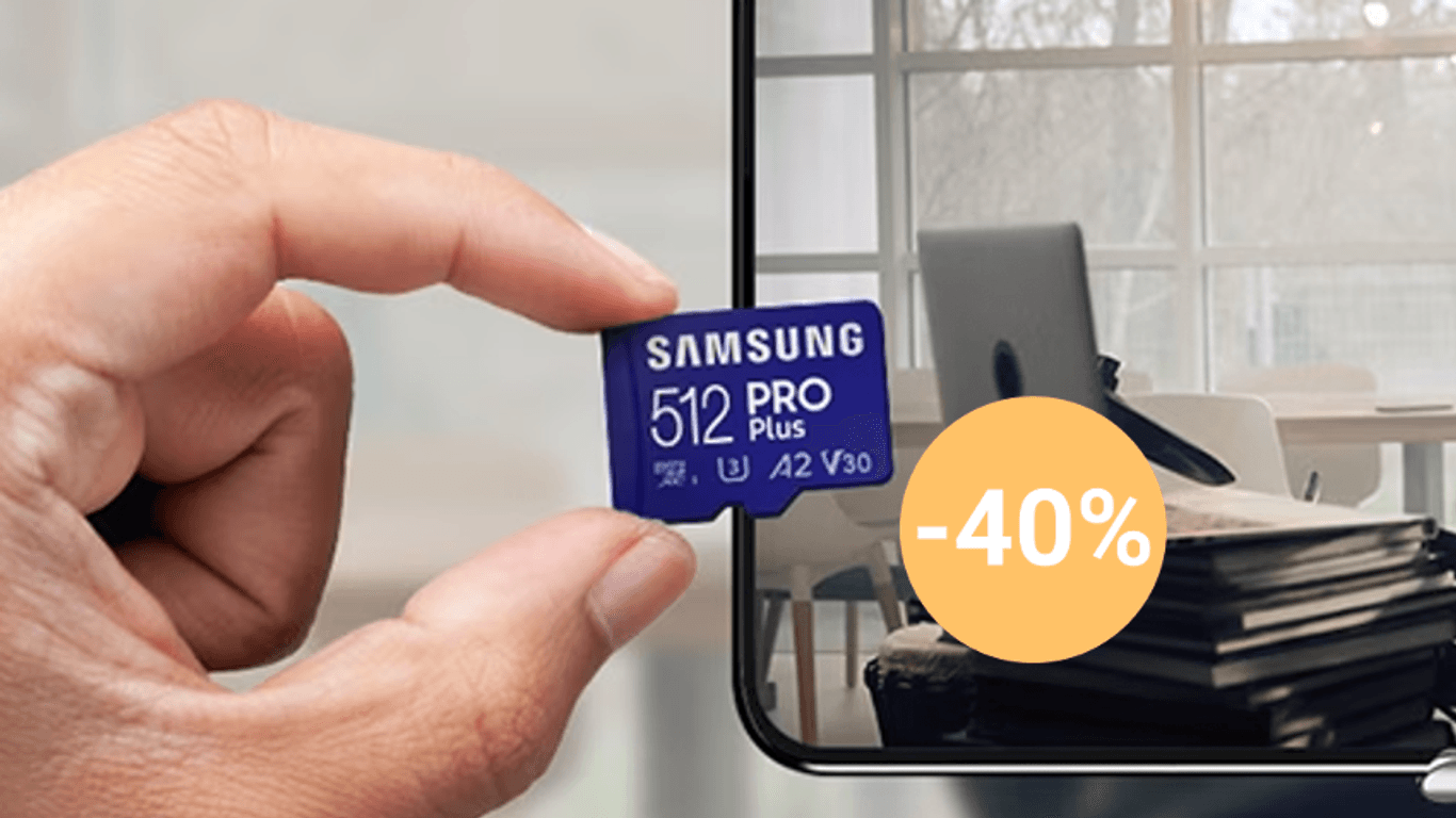 Sichern Sie sich heute die schnelle und sichere MicroSD-Karte Pro Plus von Samsung zum Tiefstpreis.