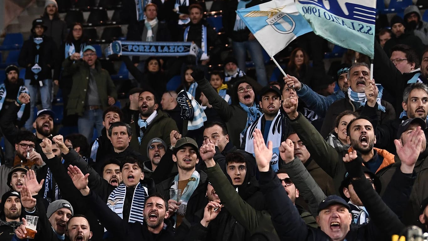 Lazio-Fans: Die Römer sollen sich in München unrühmlich verhalten haben.
