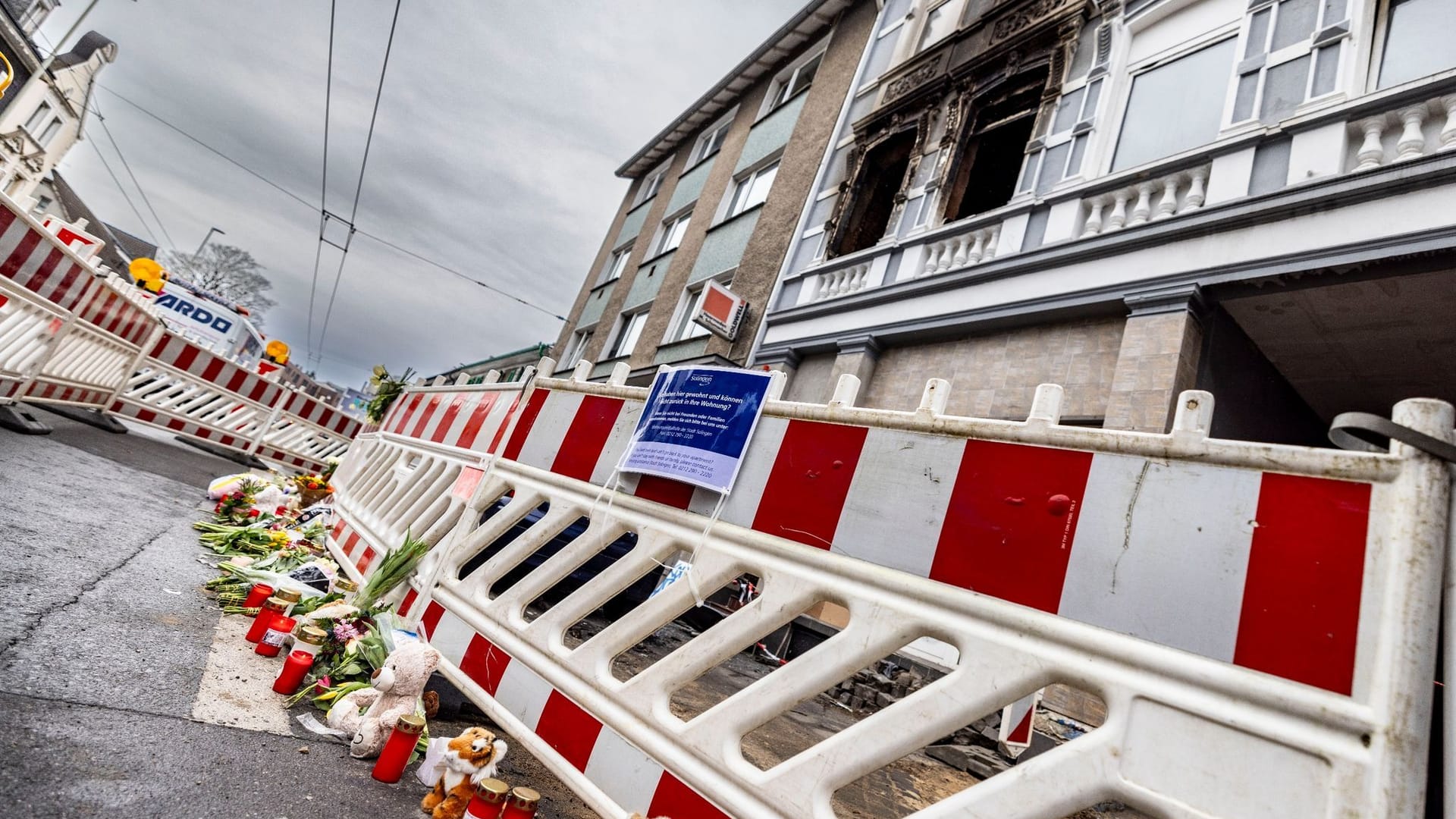 Nach Brand in Solingen Nach Brand in Solingen