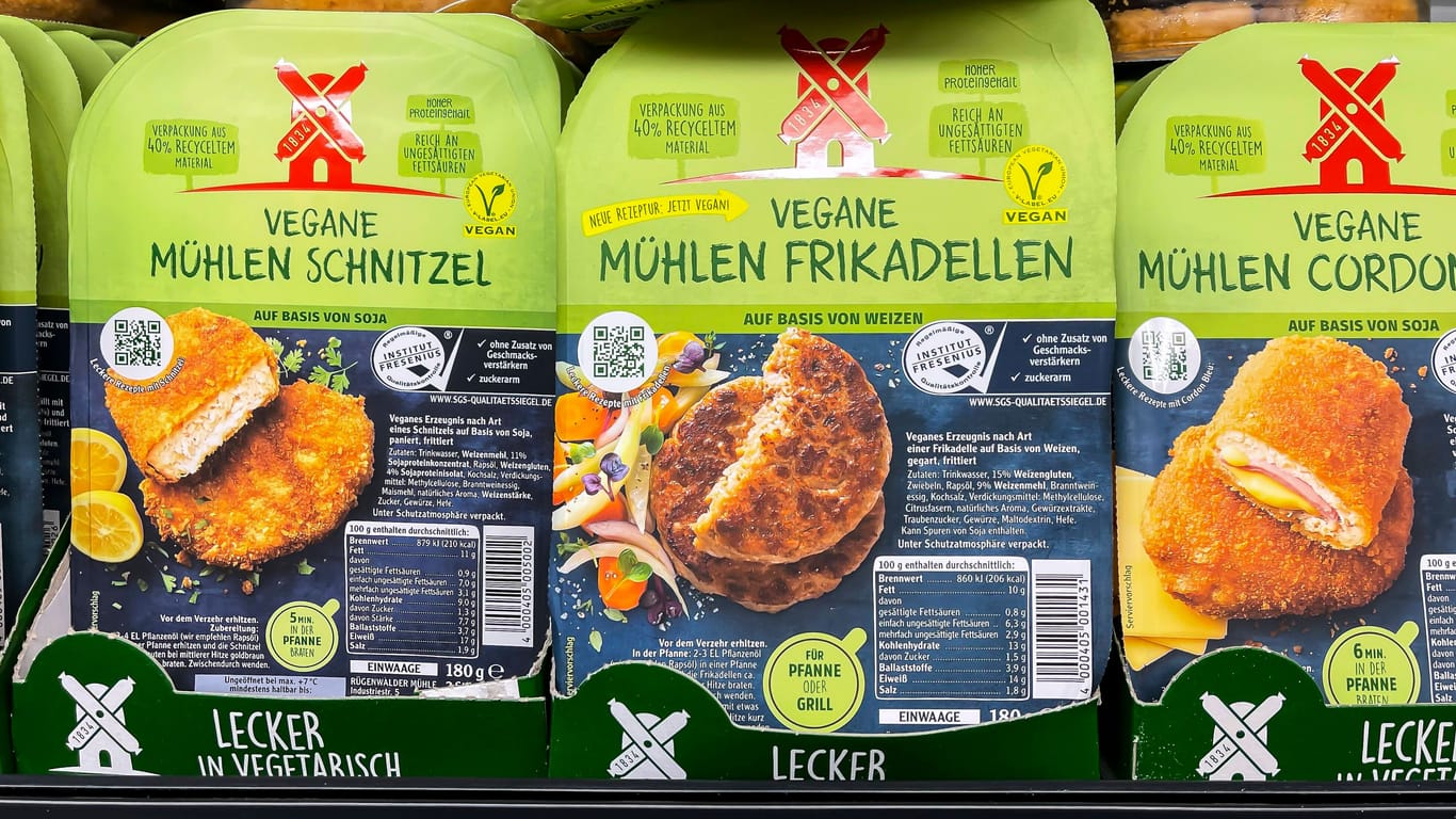 Produkte von Rügenwalder (Archivbild): Das Unternehmen ist Vorreiter bei Fleischersatzprodukten.