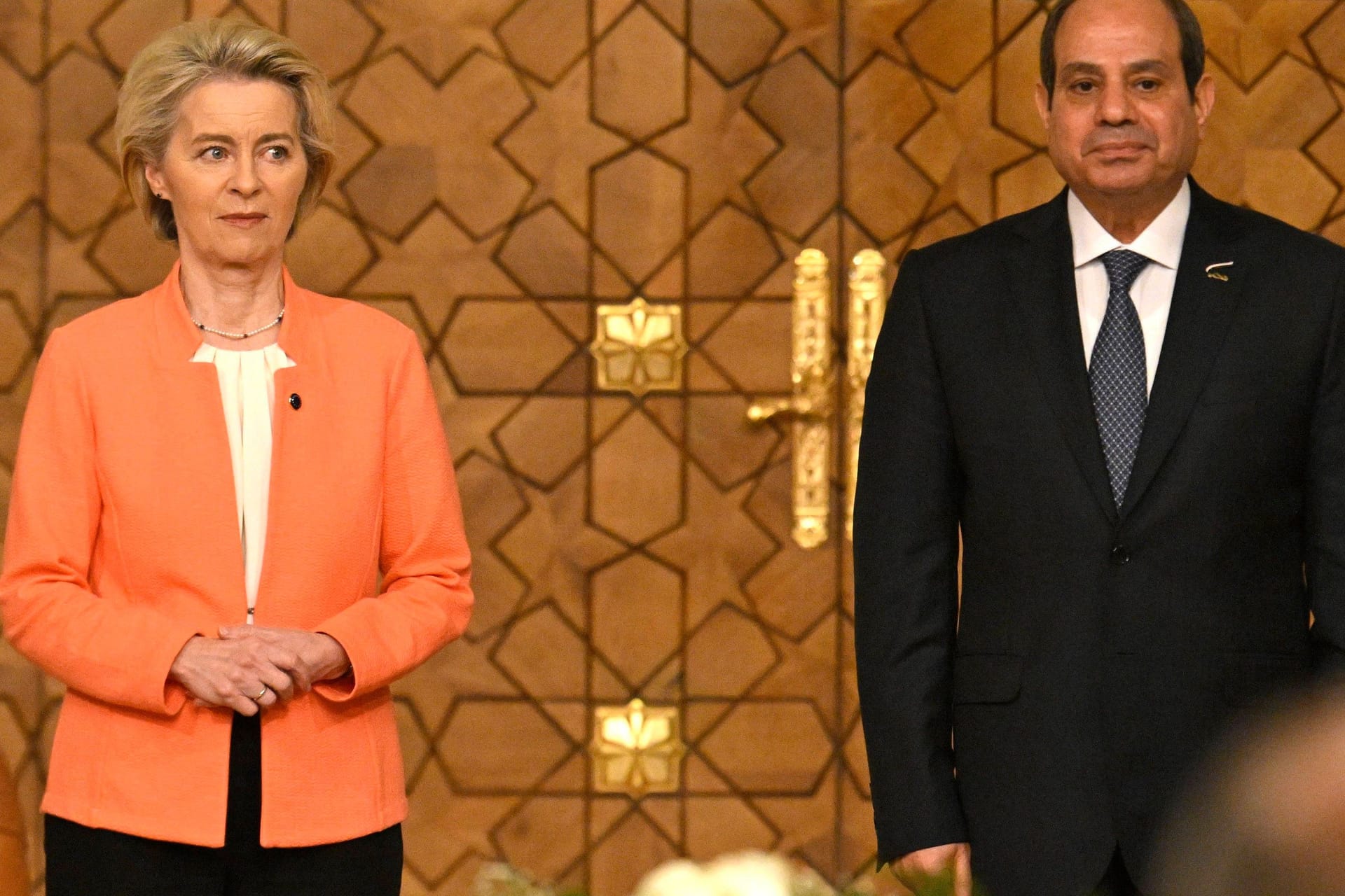 EU-Kommissionspräsidentin Ursula von der Leyen bei Ägyptens Machthaber Abdel Fattah al-Sisi.