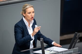 Alice Weidel, Vorsitzende der AfD-Bundestagsfraktion (Archivbild): Die Partei will sich gegen die Einstufung des Verfassungsschutzes wehren.