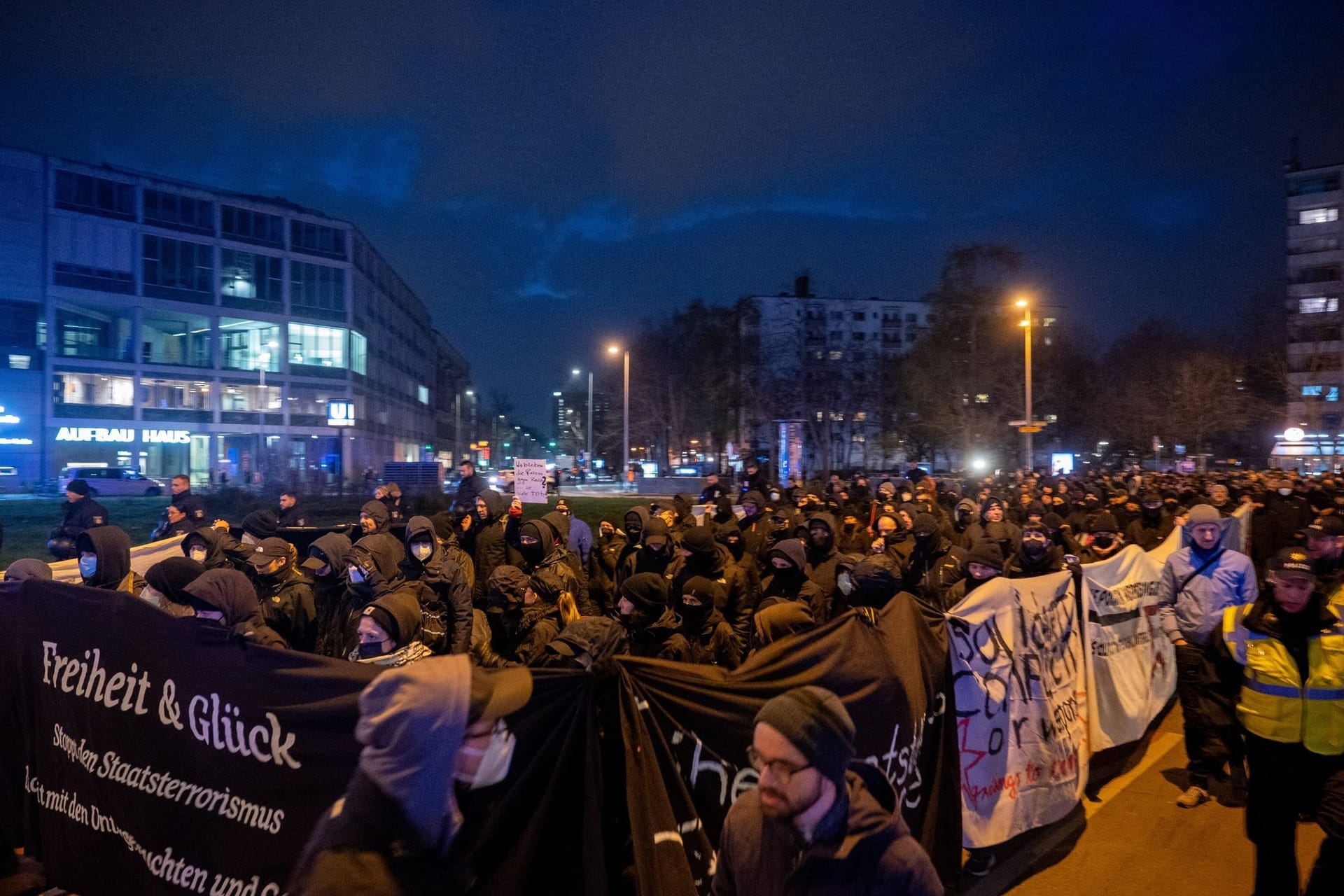 RAF-Solidaritäts-Demo in Berlin