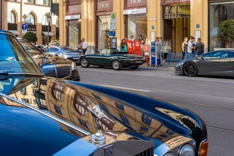 Teures Pflaster: Auf Münchens Straßen fahren besonders viele Luxusautos.