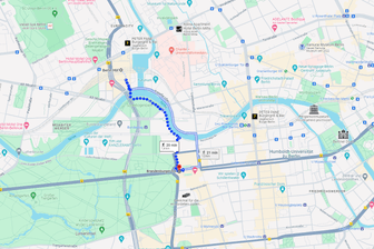 Google Maps weist den Weg: Der Routenplaner-Button hilft, eine Änderung im Browser zu umgehen.