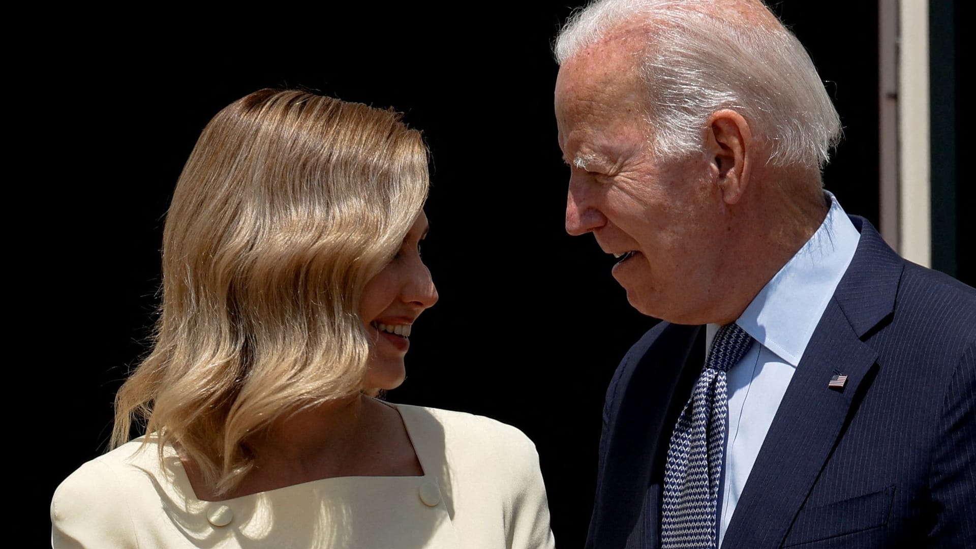 US-Präsident Joe Biden empfängt Olena Selenska, die First Lady der Ukraine, 2022 im Weißen Haus.