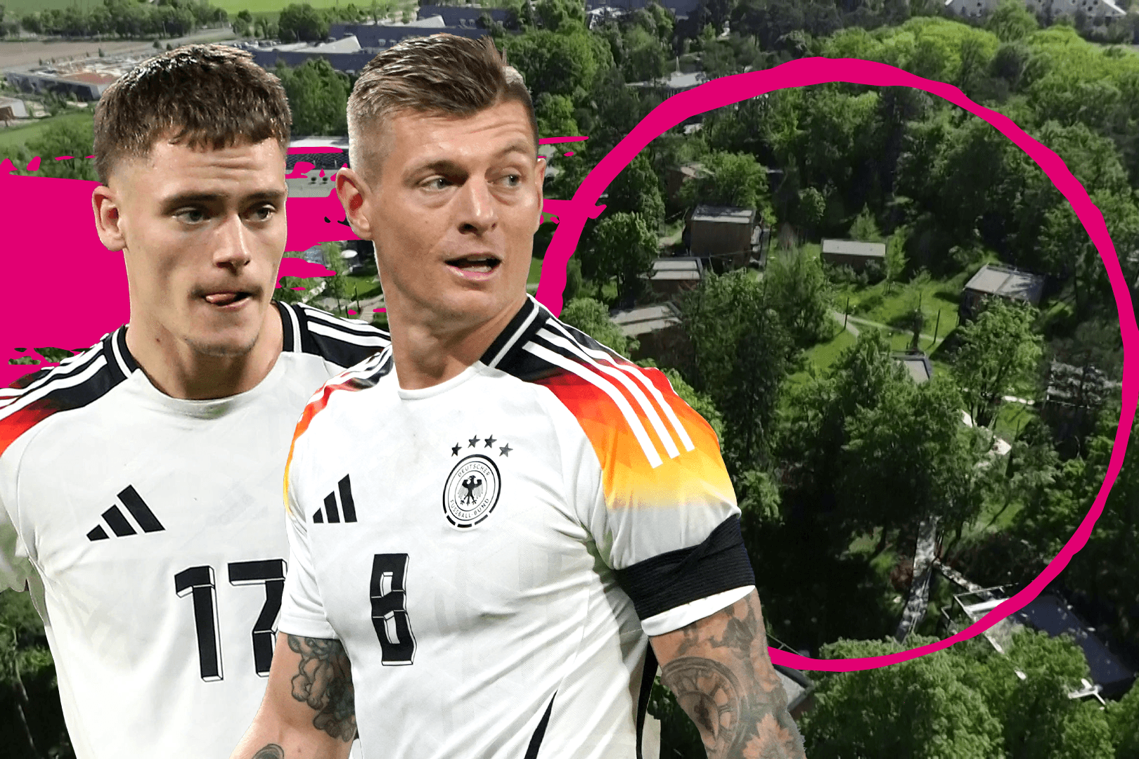 Home Ground: Auf dem rund 1.400 Quadratmeter großen Campus dürfte es den DFB-Stars an nichts fehlen.