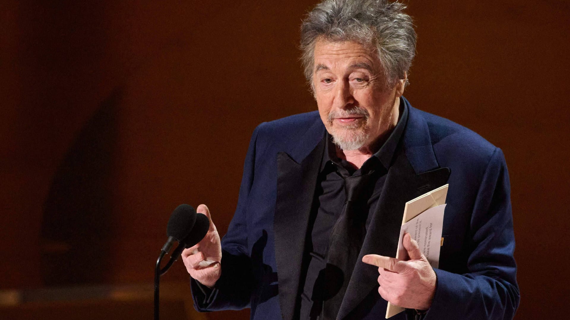 Al Pacino: Bei den Oscars ernannte er den Sieger für den besten Film.