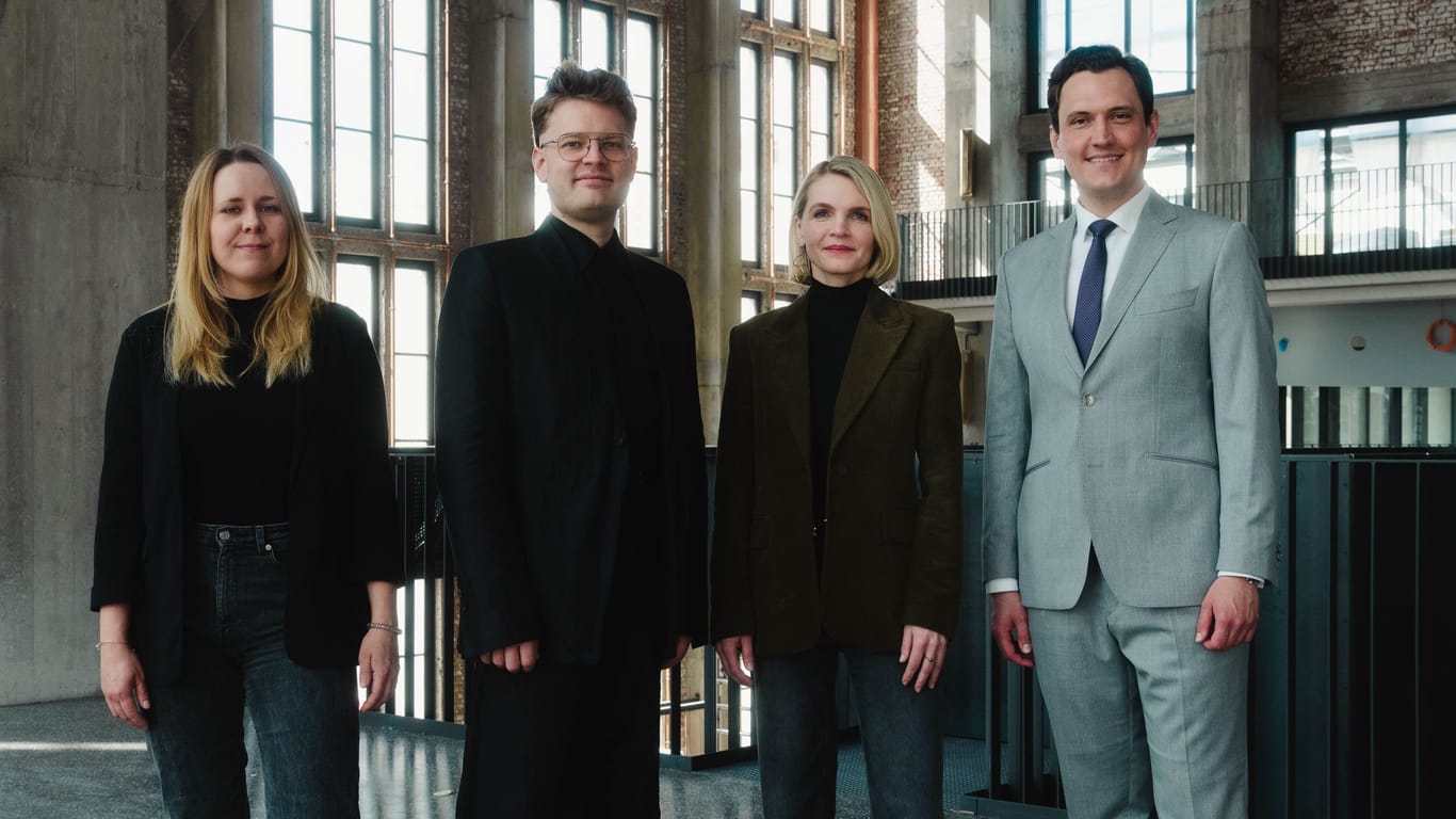 Das Kulturteam im Kraftwerk: Mia Huppert, Roman Sladek, Anna-Marie Schluifelder und Maximilian Maier (von links).