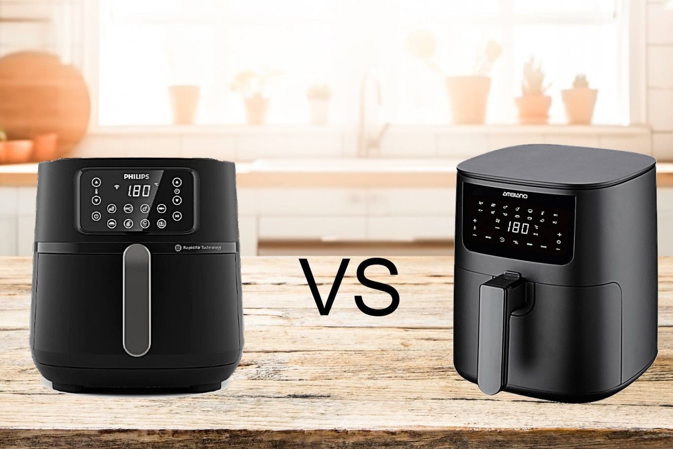 Vergleich zwischen dem Discounter-Airfryer und der Marken-Fritteuse: Beide sind derzeit im Angebot, aber welche ist die bessere Wahl?