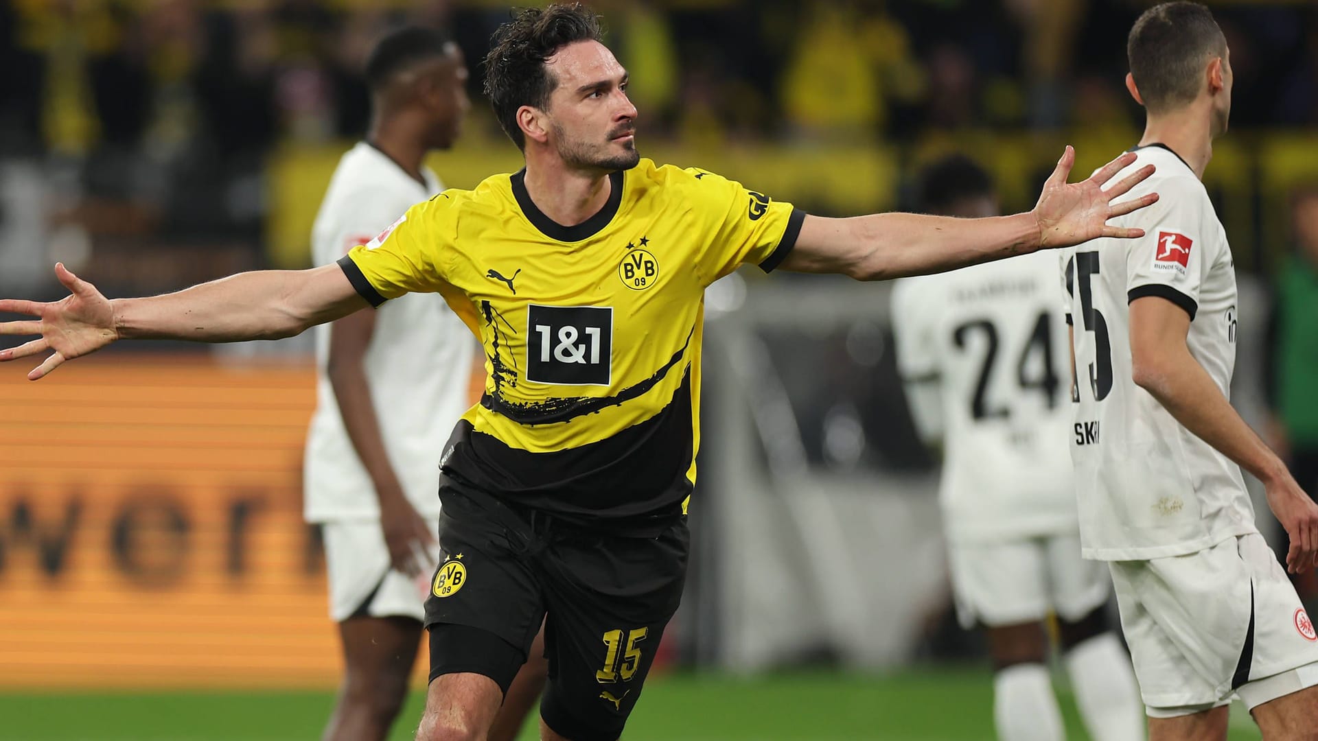 Mats Hummels erzielte per Kopf das 2:1 für den BVB.