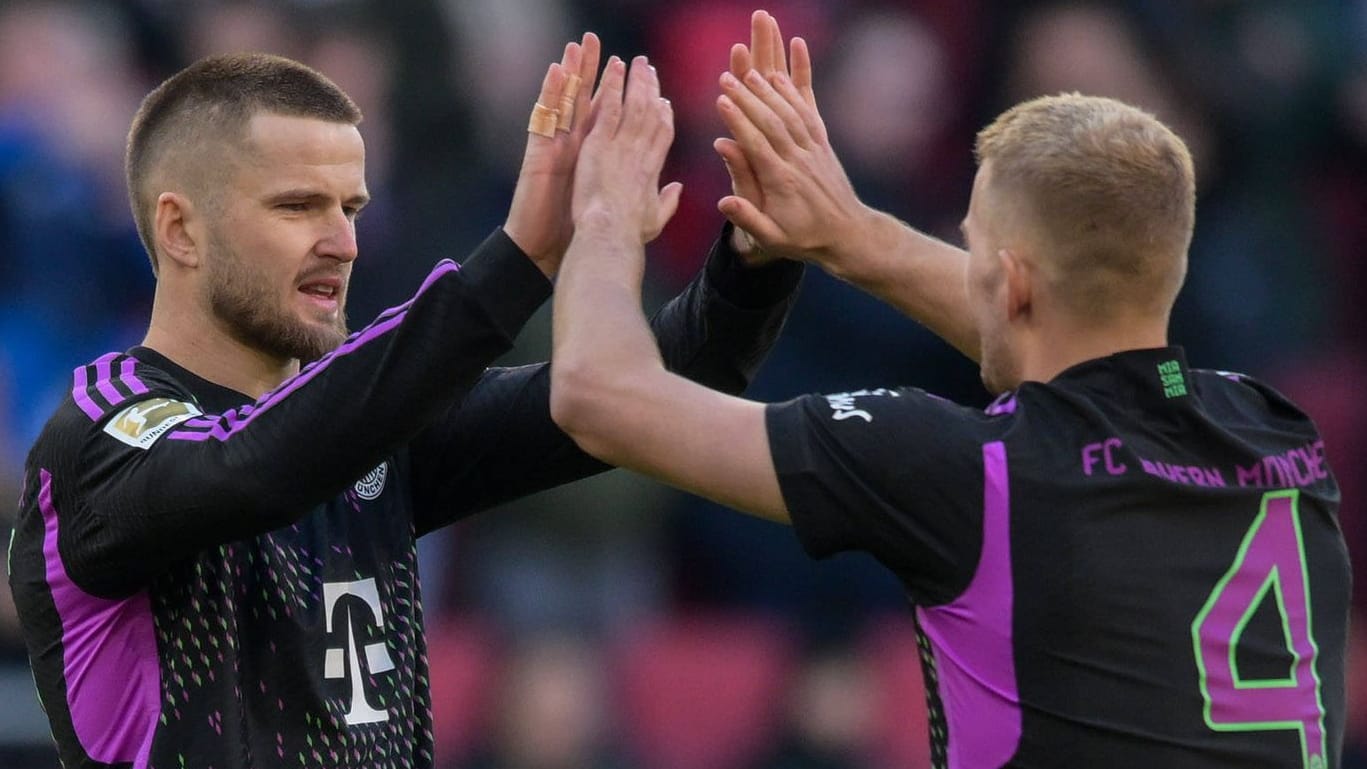 Eric Dier (l.) und Matthijs de Ligt: Die beiden bilden momentan ein harmonierendes Abwehrduo beim FC Bayern.