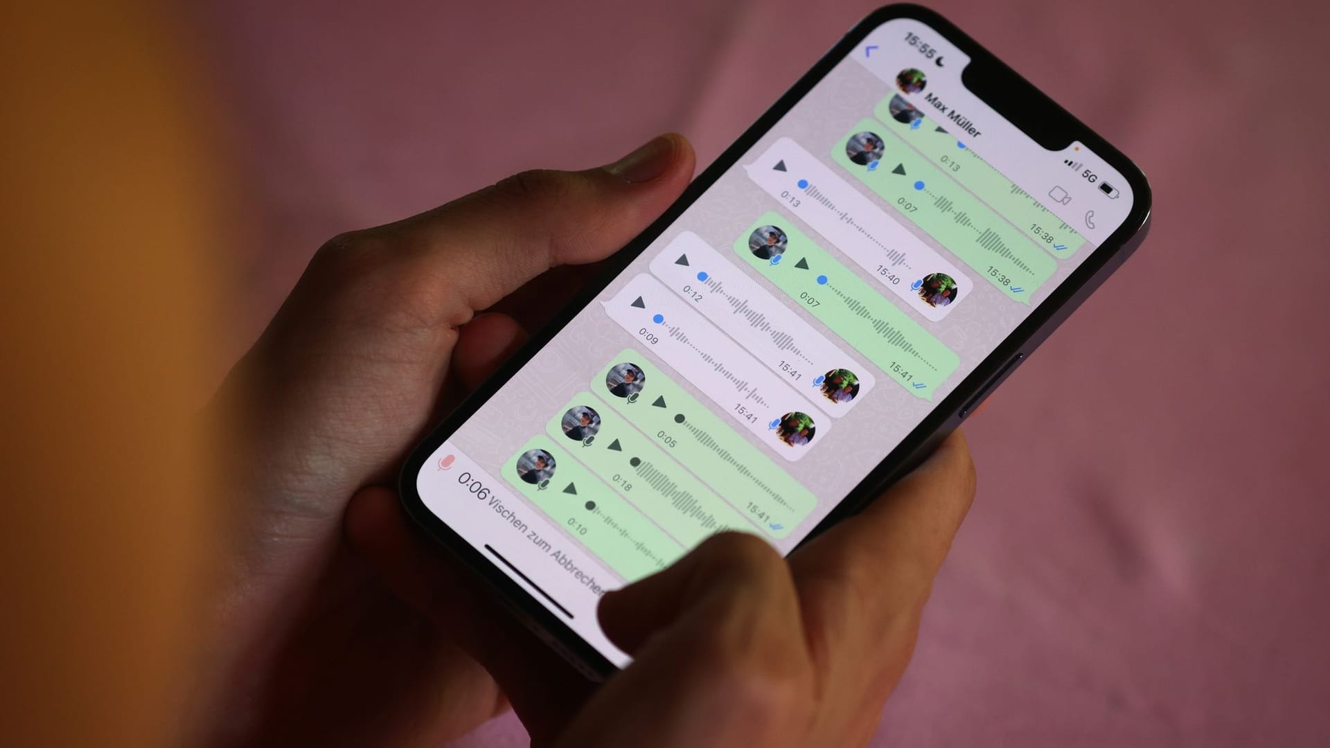 Messenger: Lange Sprachnachrichten nerven