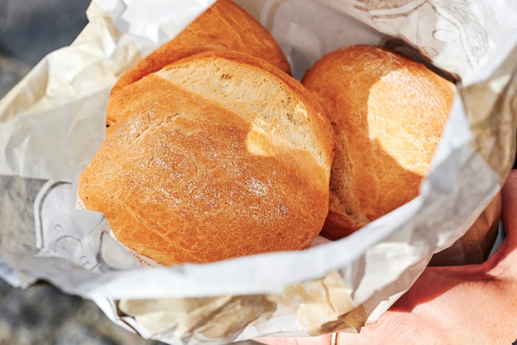 Frische Backware: Brötchen schmecken am besten, wenn sie noch warm sind.