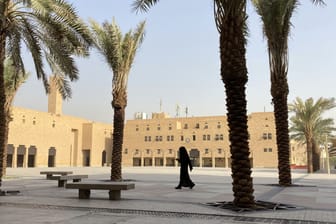 Frau in Riad