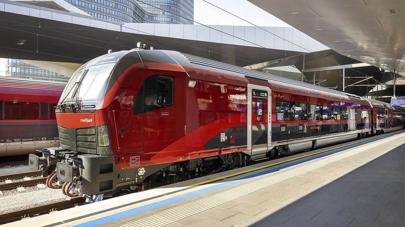 Die Österreichische Bundesbahnen (ÖBB) bringt 19 neue Railjet-Züge auf die Gleise.