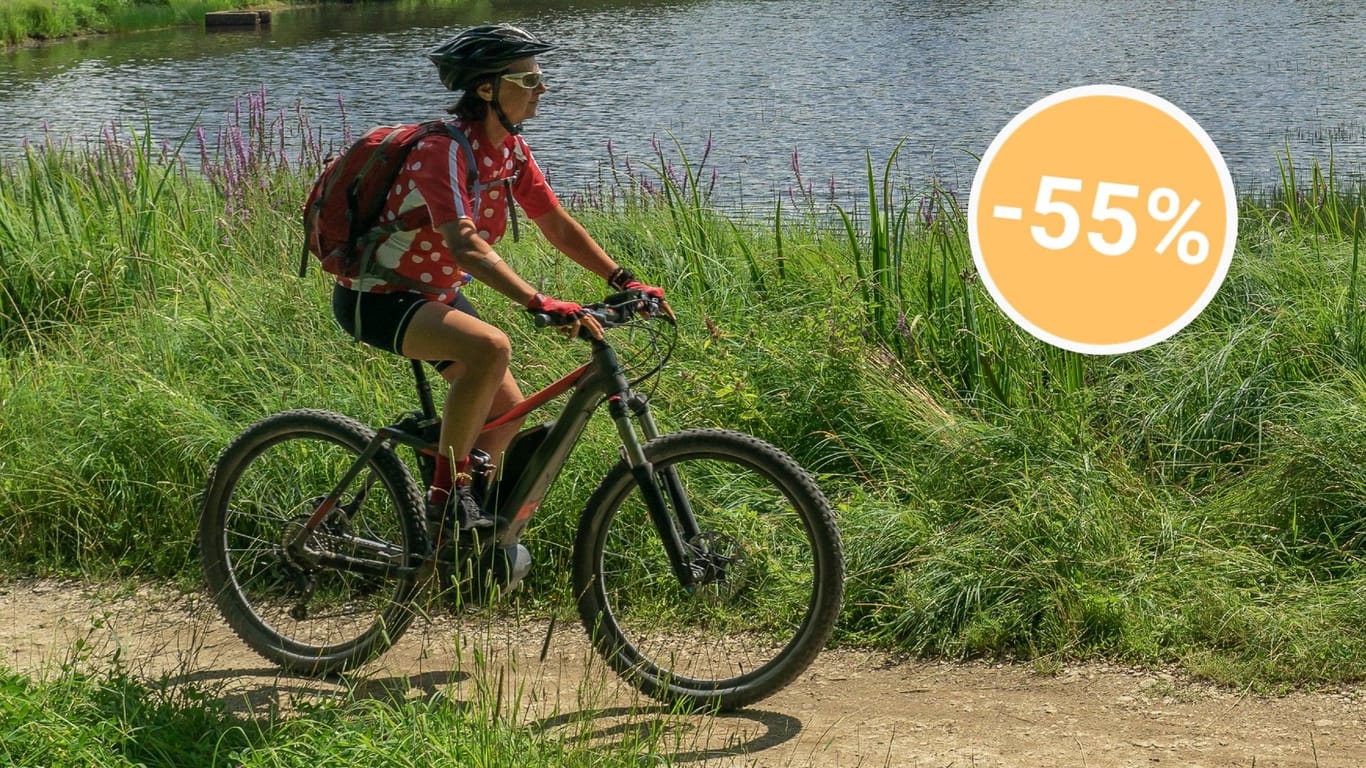 E-Bike im Angebot: Aldi verkauft elektronisches Mountainbike von Fischer zum Tiefstpreis (Symbolbild).