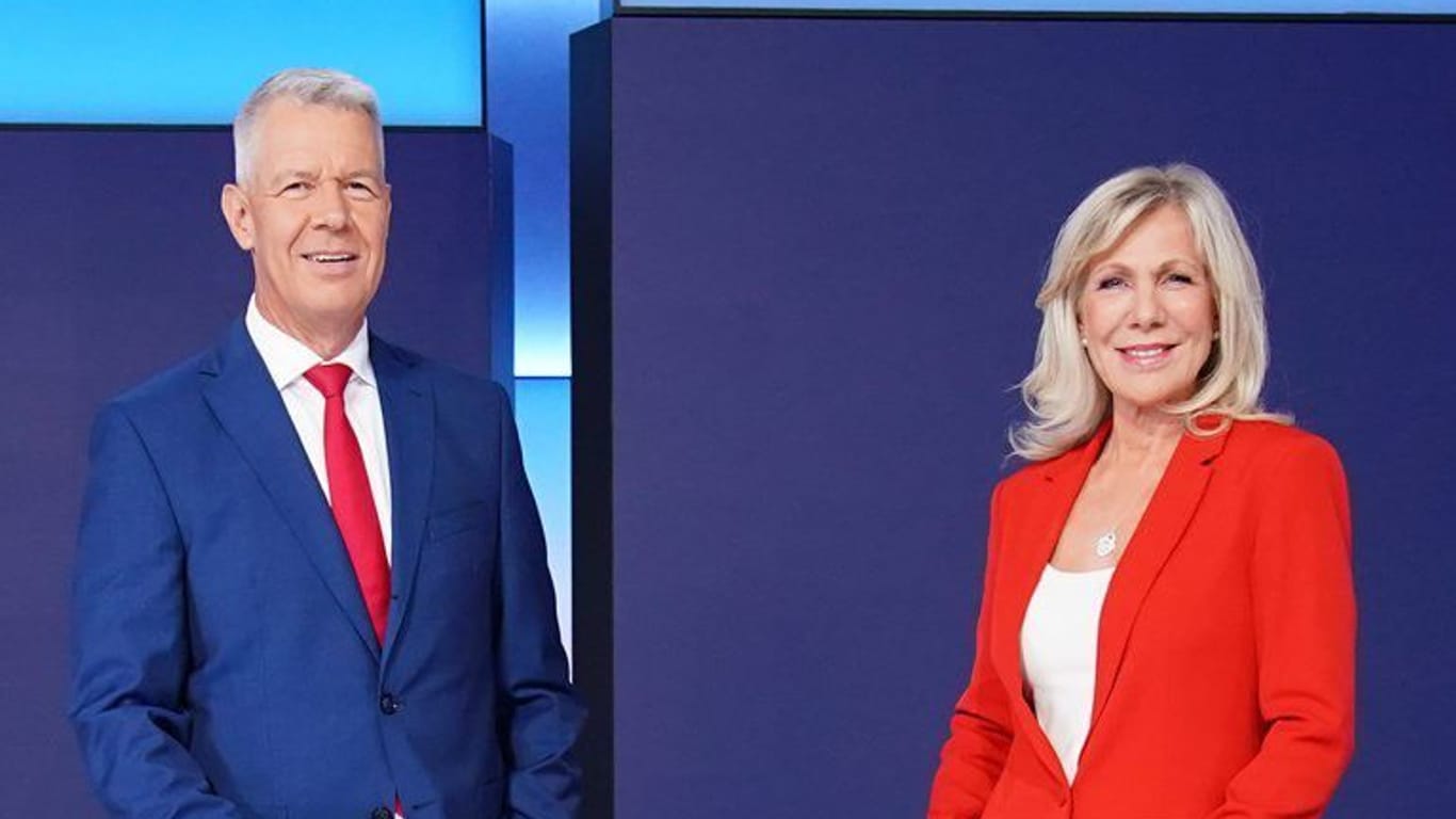 Peter Kloeppel und Ulrike von der Groeben: Mehr als 30 Jahre moderierten sie zusammen "RTL aktuell".