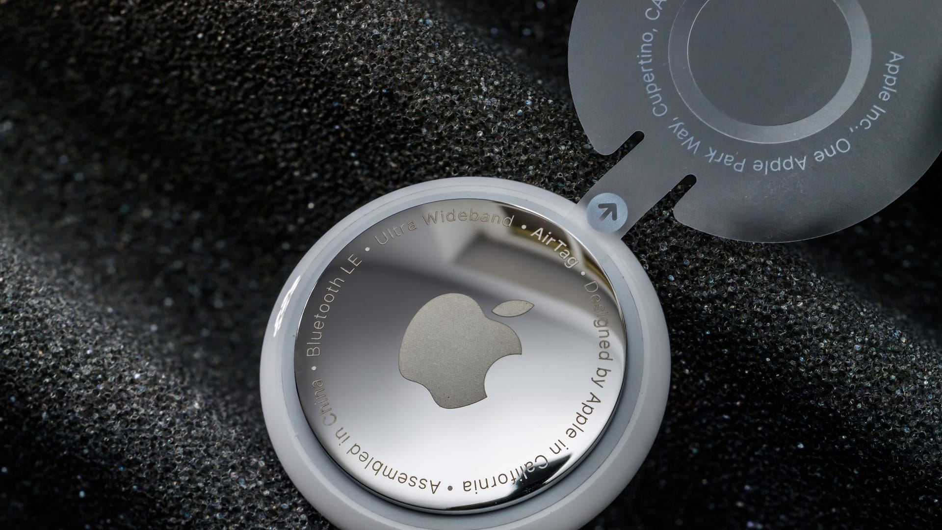 Apple Airtag Close-Up