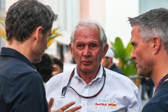 Red-Bull-Berater Marko (M.) am Rande des Grand Prix von Saudi-Arabien: Verbleib vorerst geklärt.