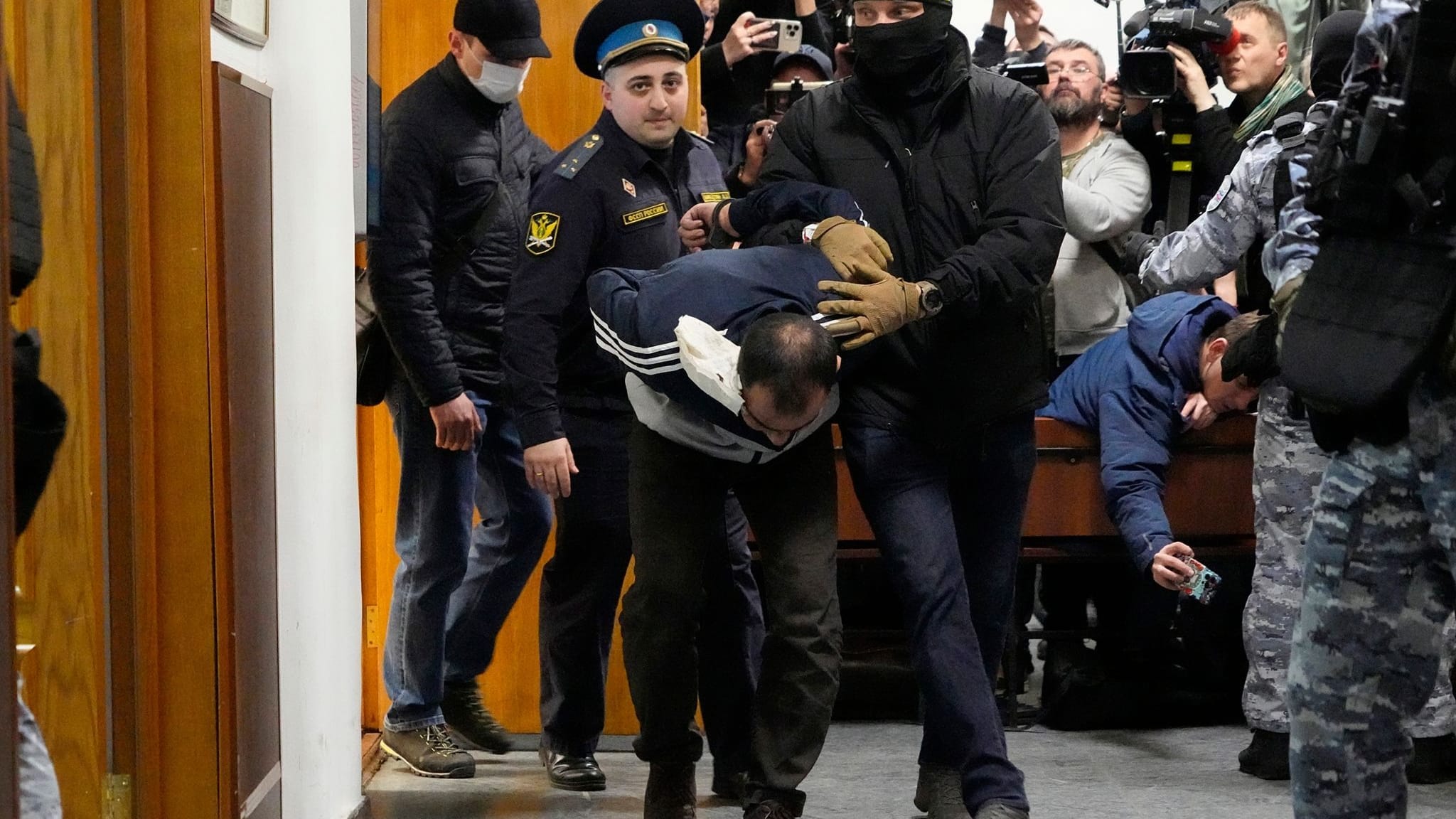 Tatverdächtige in Moskau in Haft