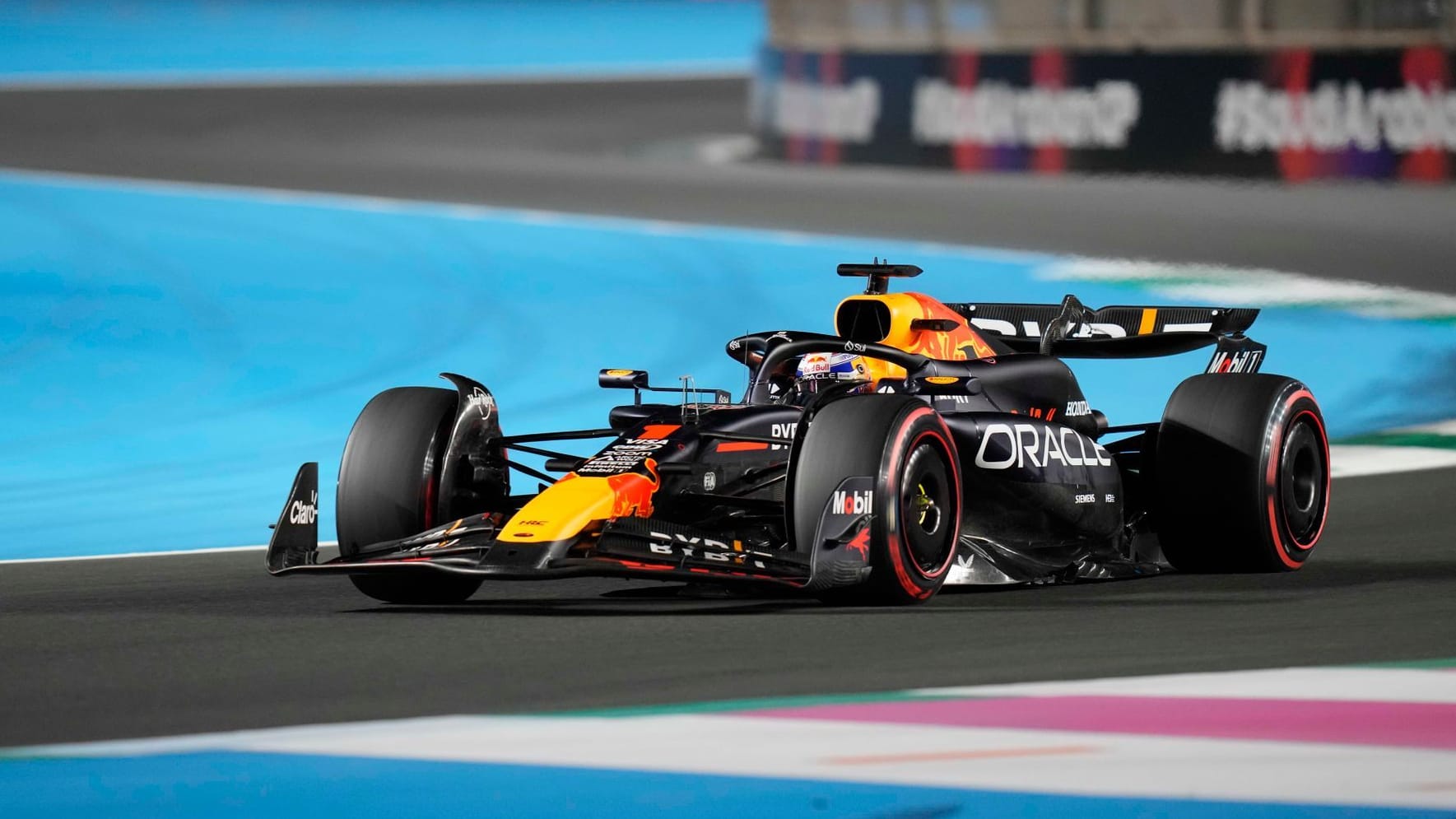 Vorneweg: Max Verstappen im Qualifying in Saudi-Arabien.