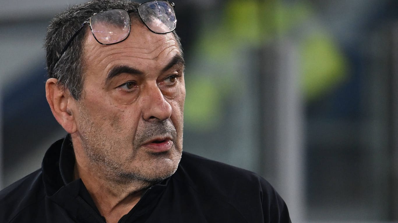 Maurizio Sarri: Der Trainer von Lazio Rom steht in der Kritik.